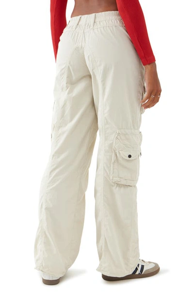 Shop Bdg Urban Outfitters Y2k Cotton Cargo Pants In Ecru