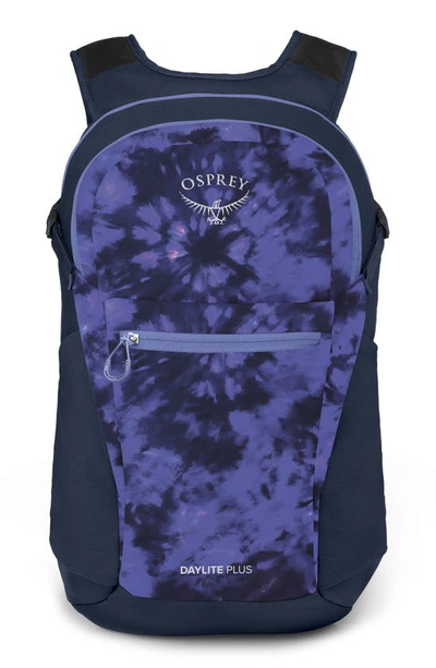 Shop Osprey Daylite Plus Backpack In Tie Dye Print