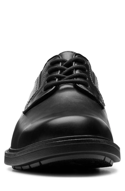 Shop Clarks Derby Sneaker In Black Leather