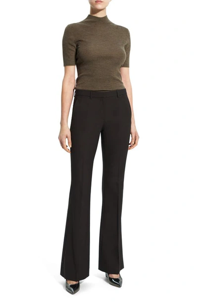Shop Theory Demitria 2 Stretch Good Wool Suit Pants In Mink