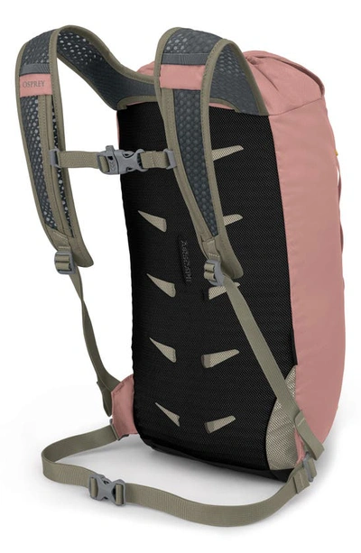 Osprey Daylite Cinch Backpack In Ash Blush Pink/ Earl Grey