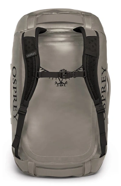 Osprey Transporter 65 Duffle Backpack In Tan Concrete
