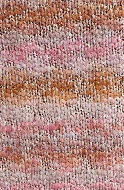 Shop Ramy Brook Sage Stripe Sweater In Pink Combo Spacedye