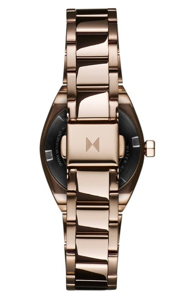 Shop Mvmt Odyssey Ii Bracelet Watch, 25mm Case In Rose Gold