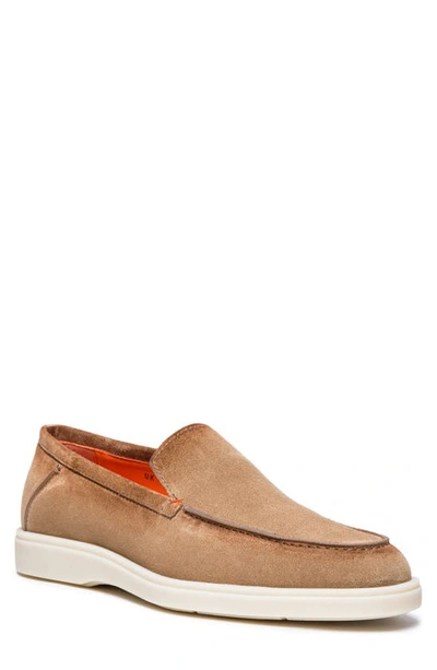 Shop Santoni Botanist Slip-on Shoe In Light Brown