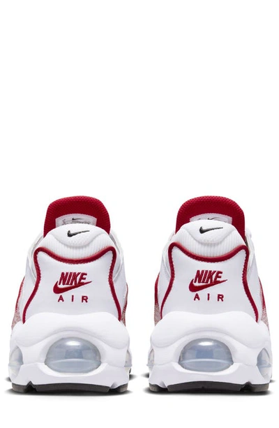 Nike Men's Air Max Tw Shoes In White/ White/ Black/ Red