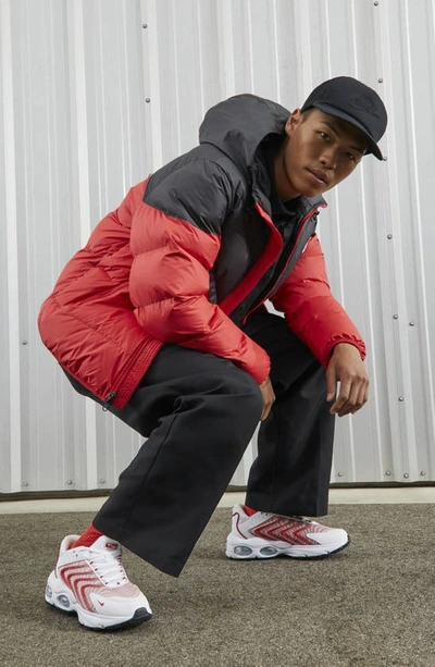 Nike Men's Air Max Tw Shoes In White/ White/ Black/ Red