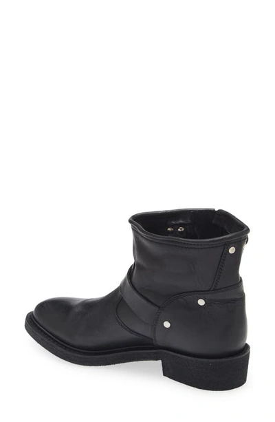Golden Goose High Harness Biker Bootie In Black