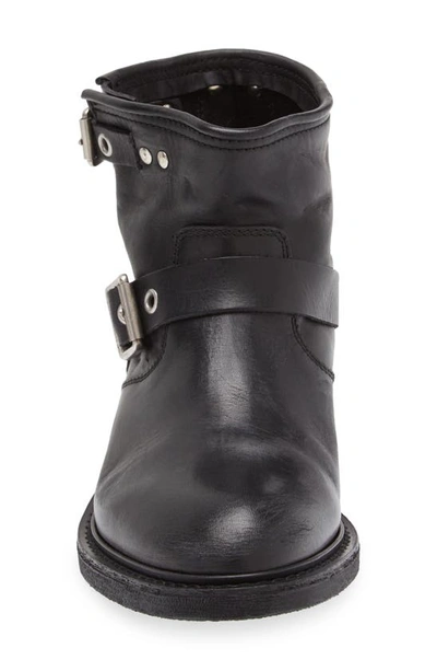 Golden Goose High Harness Biker Bootie In Black
