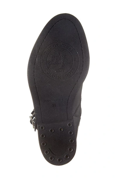 Golden Goose High Harness Biker Bootie In Black