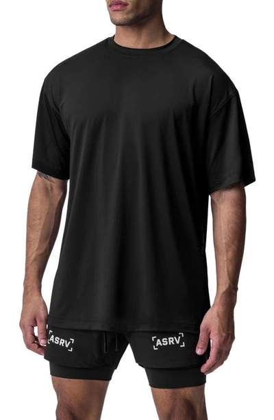 Shop Asrv Silver-lite™ 2.0 Oversize Performance T-shirt In Black