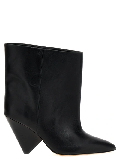 Shop Isabel Marant Miyako Boots, Ankle Boots Black