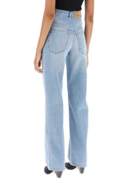 Shop Isabel Marant 'dileskoa' Straight Cut Jeans In Blue