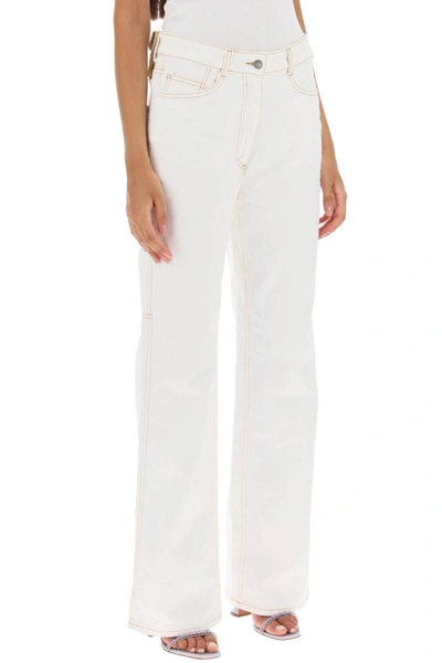 Shop Saks Potts 'salma' Straight Cut Jeans In White