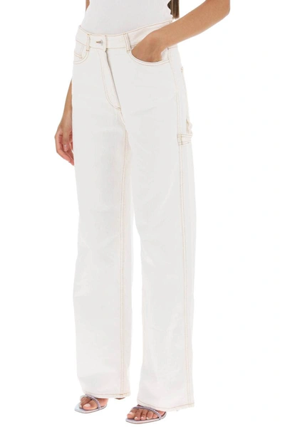 Shop Saks Potts 'salma' Straight Cut Jeans In White