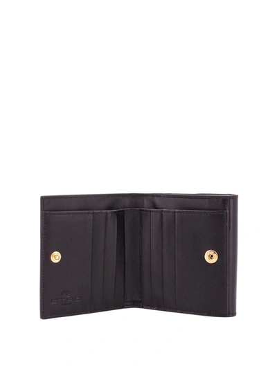 Shop Etro Wallet In Black