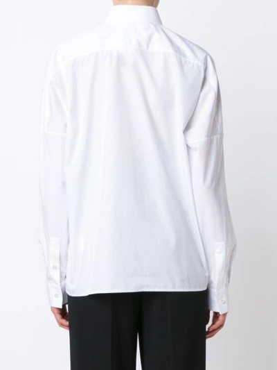 Shop Maison Margiela Tie Front Shirt