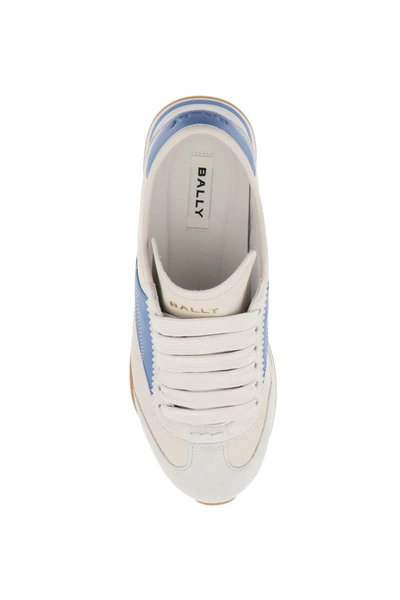 Shop Bally Leather Sonney Sneakers In Multicolor