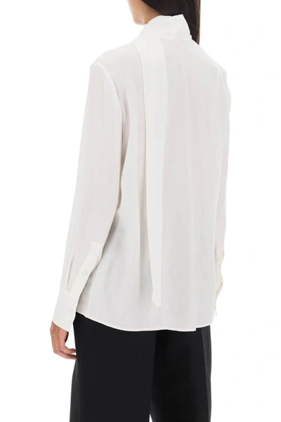 Shop Valentino Garavani Toile Iconographe Shirt In Silk Jacquard In White