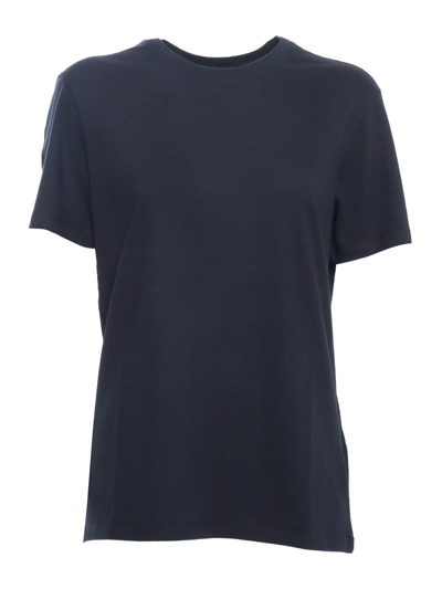 Shop Filatures Du Lion Basic T-shirt In Blue