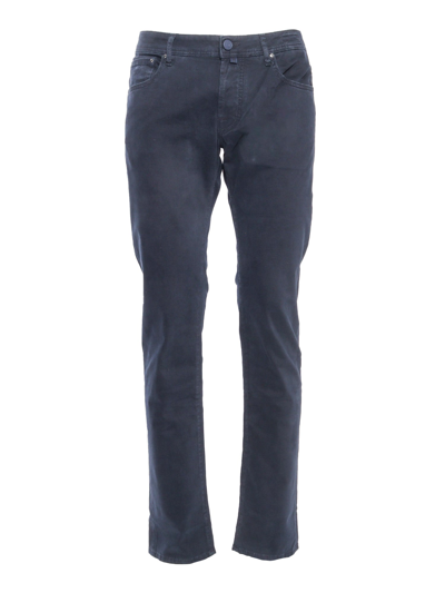 Shop Jacob Cohen 5-pocket Pants In Blue