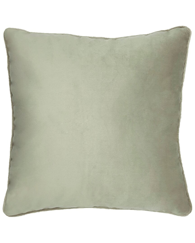 Shop Habitat Seren Velvet Decorative Pillow In Grey