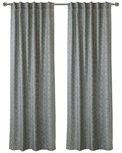 Habitat Odessa Light-filtering Dual Header 52x63 Curtain Panel In Grey