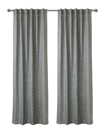 Habitat Odessa Light-filtering Dual Header 52x84 Curtain Panel In Grey