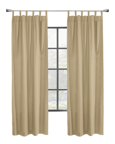 Shop Thermalogic Weathermate Topsions Set Of 2 Room-darkening 40x84 Curtain Panels In Beige