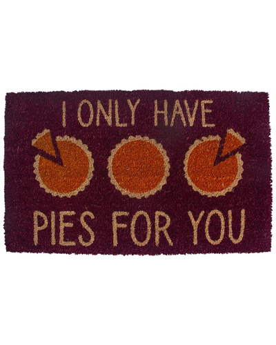 Shop Entryways Pies For You Coir Doormat In Brown