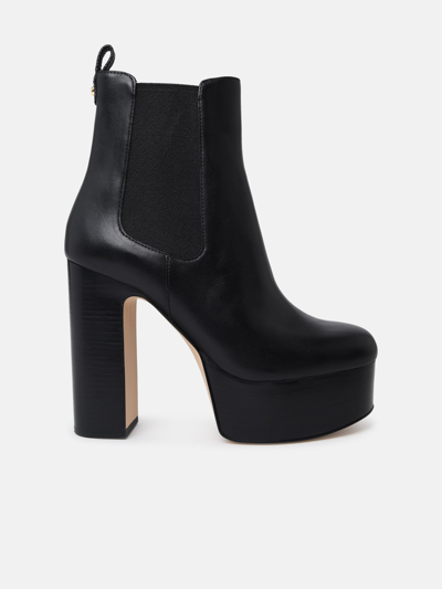 Shop Michael Michael Kors 'natasha' Black Leather Boots