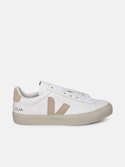 Shop Veja Ivory Chromefree Leather Field Sneakers In White