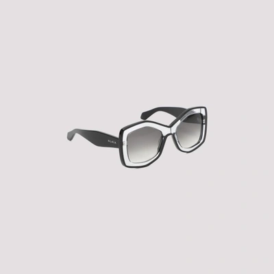 Shop Alaïa Alaia Acetate Sunglasses In Black Grey