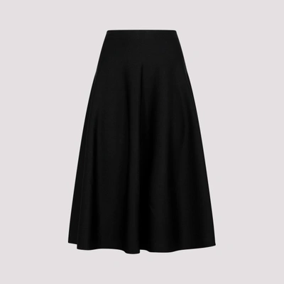 Shop The Row Cindy Skirt In Blk Black