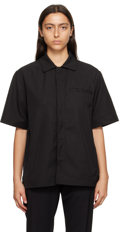 Shop Alyx Black Buckle Shirt In Blk0001 Black