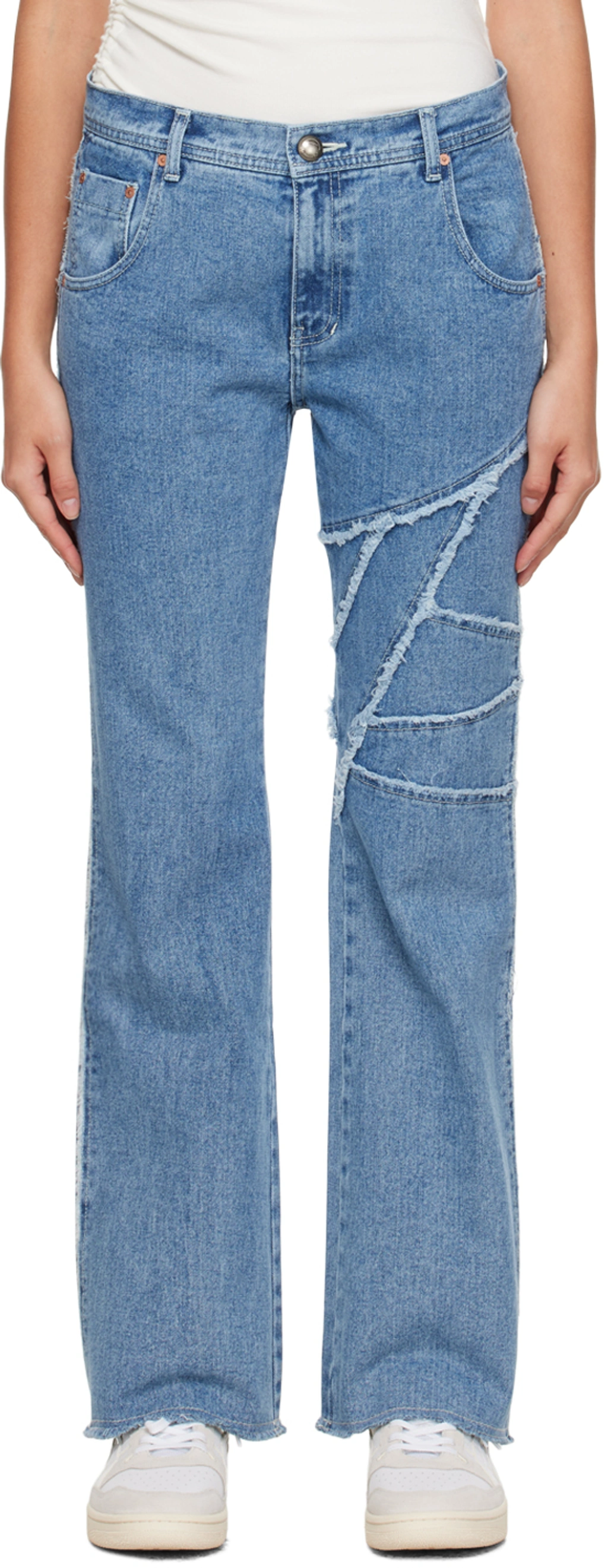 【関税込み】Andersson Bell ブルー Ghentel ジーンズ Andersson Bell Ghentel Jeans | Blue | FARFETCH JO