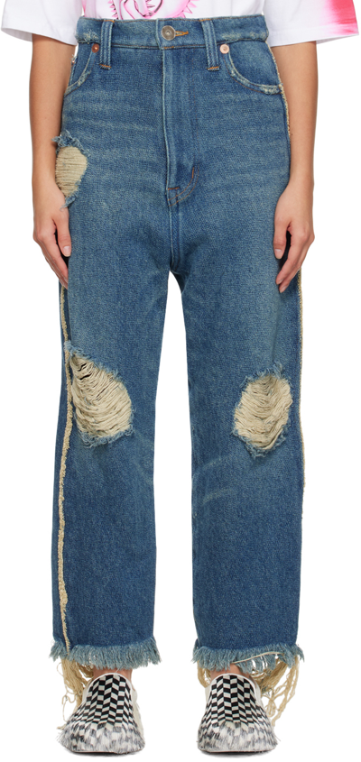 Doublet Indigo 1.5x Resized Jeans In Indigo