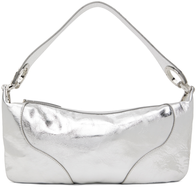 Shop By Far Silver Amira Bag In Sv Silver