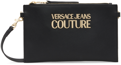 Shop Versace Jeans Couture Black Lock Bag In E899 Black