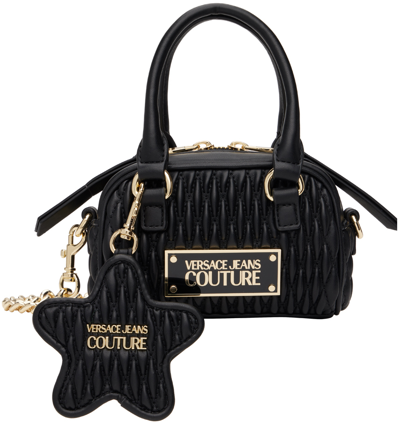 Shop Versace Jeans Couture Black Crunchy Bag In E899 Black