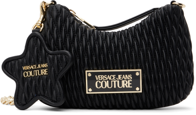 Shop Versace Jeans Couture Black Crunchy Bag In E899 Black