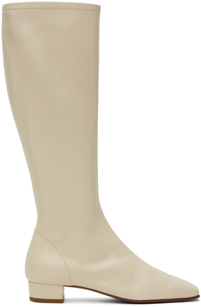 Shop By Far Off-white Edie Boots In Fh Off-white