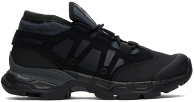 Shop Salomon Black Jungle Ultra Low Advanced Sneakers In Black/magnet/ebony