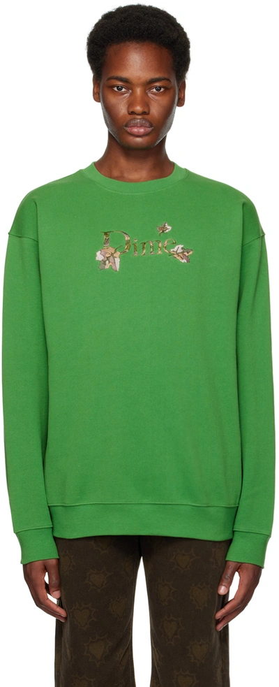 Shop Dime Green Leafy Sweatshirt