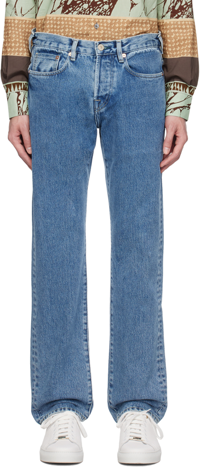 Shop Ps By Paul Smith Blue Standard Fit Jeans In Lt Blue