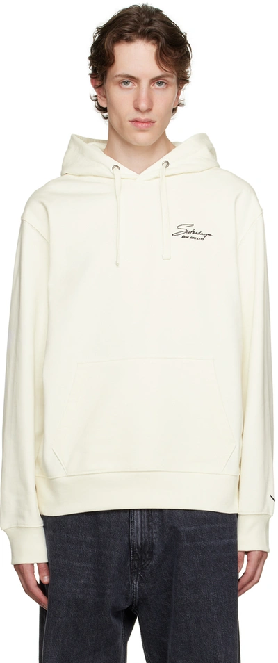 Shop Saturdays Surf Nyc White Ditch Hoodie In Ivory