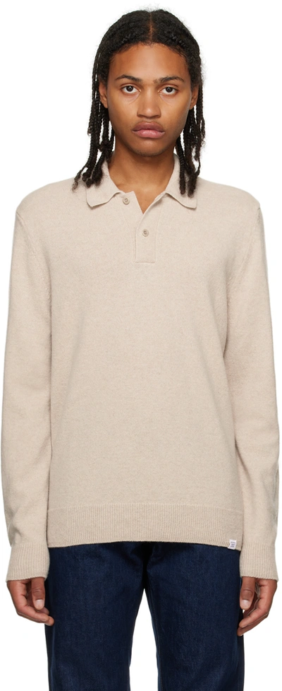 Shop Norse Projects Beige Marco Polo In Oatmeal