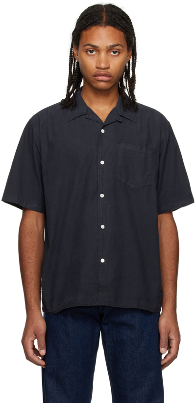 Shop Norse Projects Navy Carsten Shirt In Dark Navy