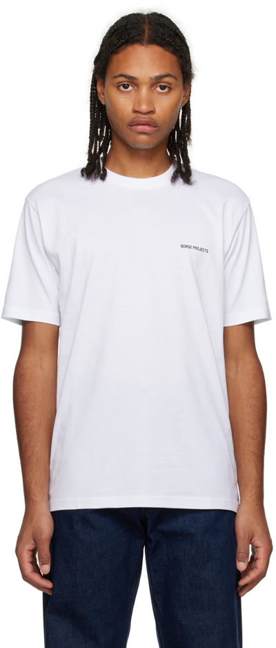 Shop Norse Projects White Johannes T-shirt