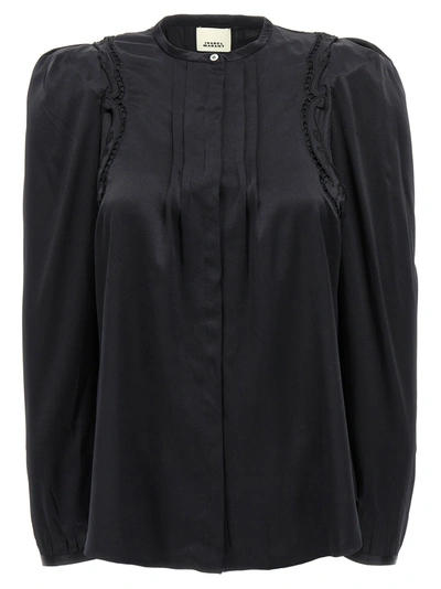 Shop Isabel Marant Joanea Shirt, Blouse Black